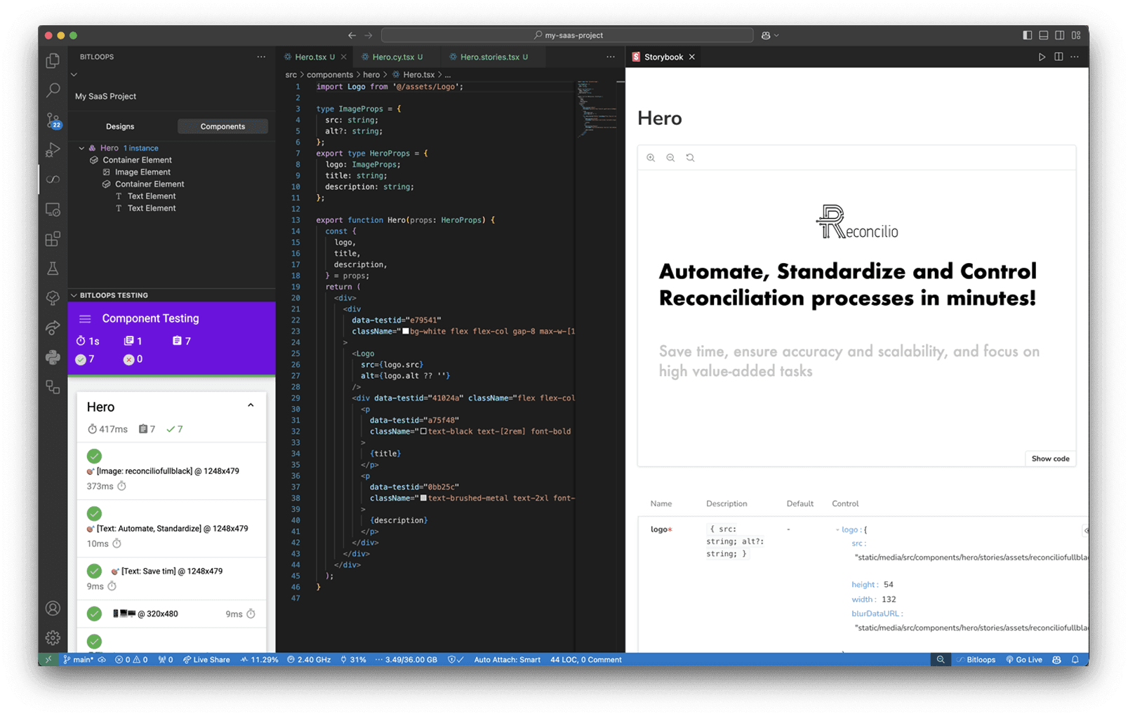 Screenshot of the Bitloops VS Code Extension